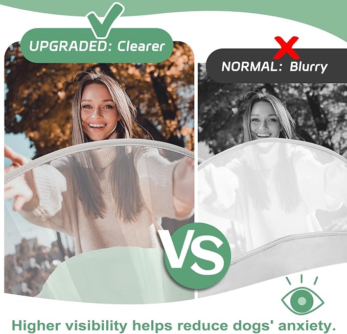 Dog Cone Collar to Stop Licking with Soft Liner, Comfortable Elizabeth Recovery Collar for Large Medium Dogs After Surgery, Pet Neck Head Cone Alternative,XS