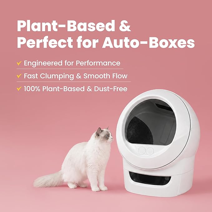 Lady N Granular Tofu Cat Litter Yosemite Scent, Mini-Pellet Compatible with Automatic Self-Cleaning Cat Litter Box, Premium Clumping, Low Dust, Probiotic Odor Control 18lb