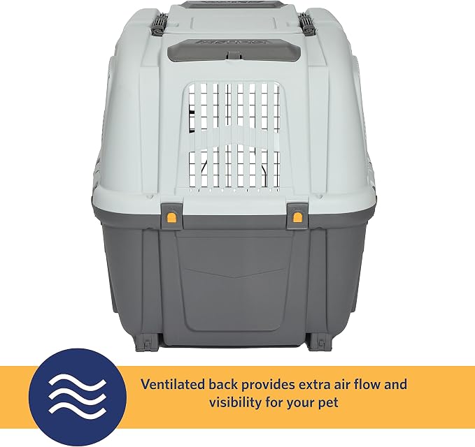 MidWest Homes for Pets Skudo Plastic Carrier, Ideal for Large Dog Breeds with an Adult Weight of 71-90 Pounds