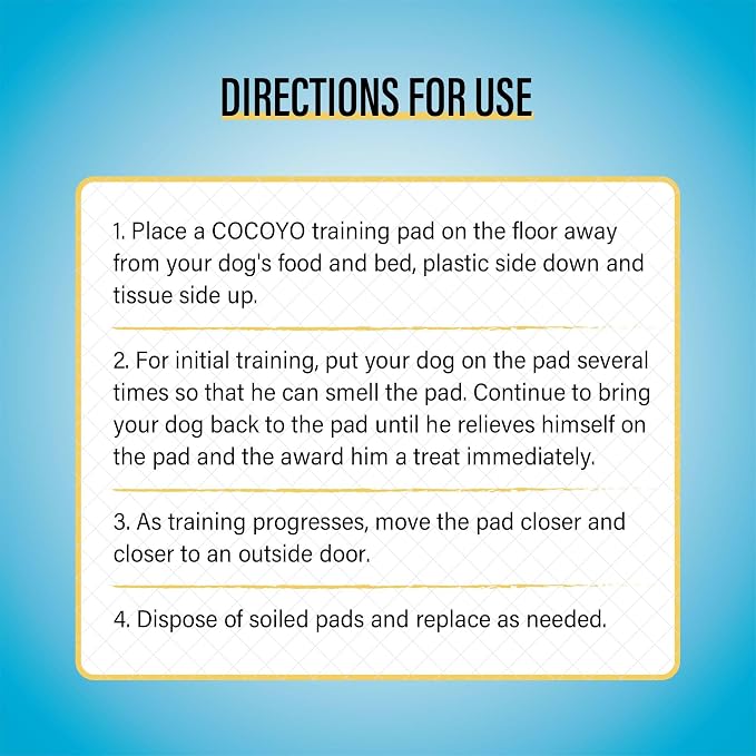 COCOYO Dog Training Pads Large Size丨Eliminating Urine Odor Puppy Pads 丨 Premium Dog Pee Pads Value Pack (75 Count, L 26x30 inch)
