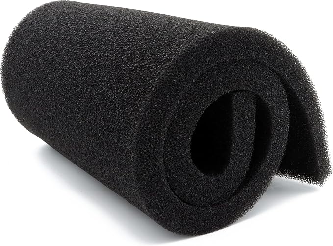 ALEGI Aquarium Filter Media Foam Material Cut to Fit, 36" x 12" x 1", 40 PPI Bio Pre Filter Sponge Pad Sheet for Fish Tank