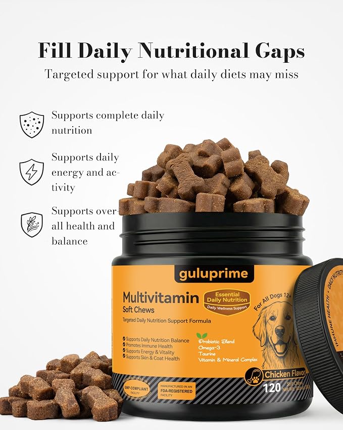 Dog Probiotics & Multivitamin Bundle, 240 Chews