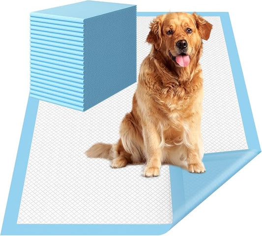 23"x35" Disposable Dog Pee Pads 20 Count Medium Dog Pads for Small Apartments Travel Pet Sitting Leak-Proof Odor-Control