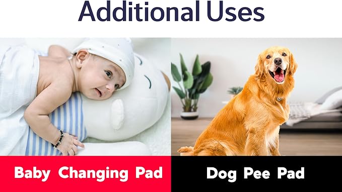 AbsorbEase® 30" x 36" Puppy Pads Pet Pee Pads for Dogs & Puppy Training Potty Pads - Quick-Dry Surface - Heavy Duty Absorbent Disposable Dog Wee Pad Bulk Pack ((50 Count 30" x 36" ))