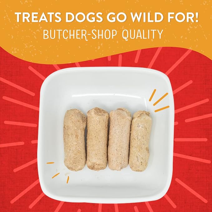 Stella & Chewy's Freeze-Dried Raw Wild Weenies Dog Treats - High-Protein Training Treats for Dogs & Puppies - All-Natural Chicken Recipe with 97% Meat & Organs - USA Made - 3.25 oz Bag (Pack of 2)