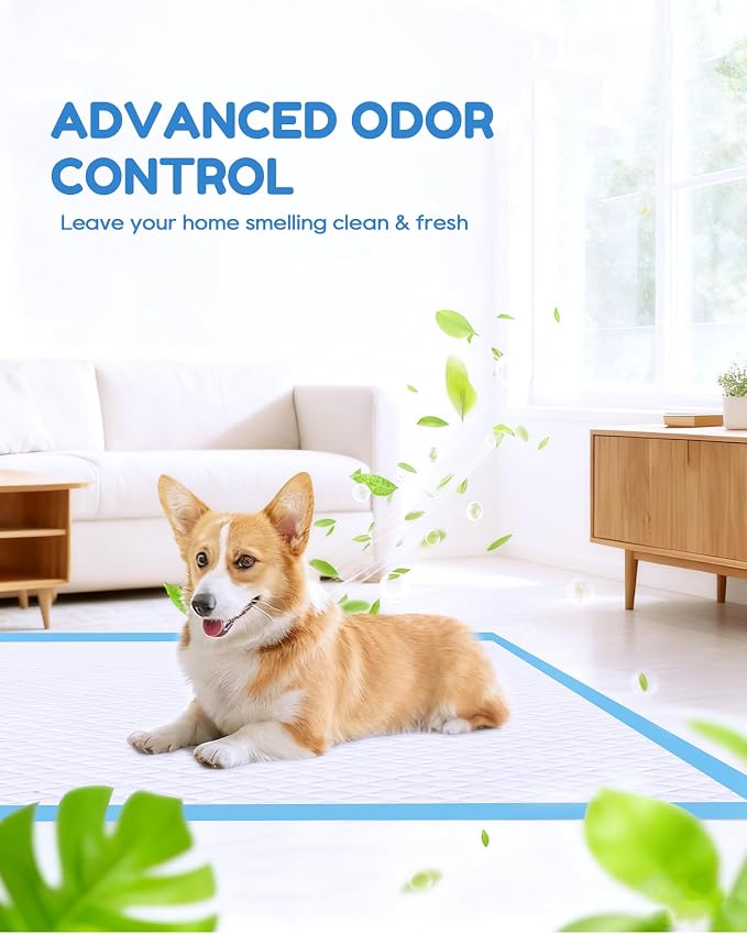 30 Count-36" x 36" XXXL Pee Pads for Dogs, Extra Large Puppy Pads, Super Absorbent Disposable Dog Training Pads, Quick Drying, Leak-Proof, Ultra Thick Potty Pads for Dogs, Puppies, Doggie, Cats