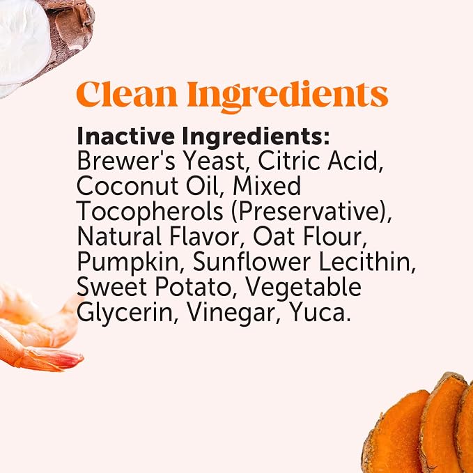 Turmeric Joint Supplement for Dogs - Glucosamine Chondroitin + Omega 3 Fish Oil - Advanced Mobility Support for Achey Joint, Ease Stiffness + Hip Support for Aging Dogs (Pumpkin Coconut, 90 Ct)