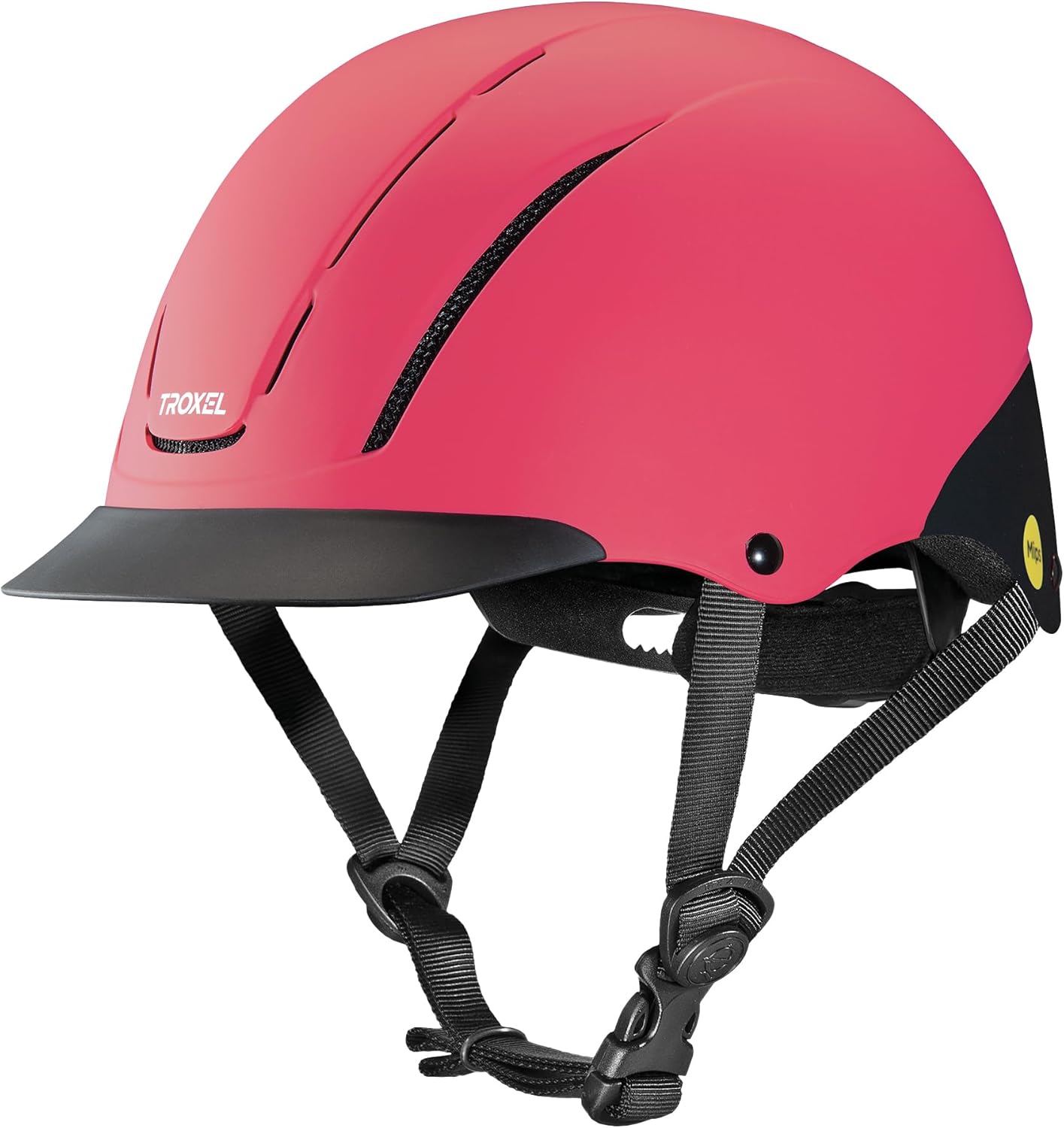 Troxel Spirit MIPS Technology Full Coverage Horse Riding Helmet, Horseback Riding Gear for Equestrians, Extra Small/Youth (6-1/4-6-1/2), Pink Duratec