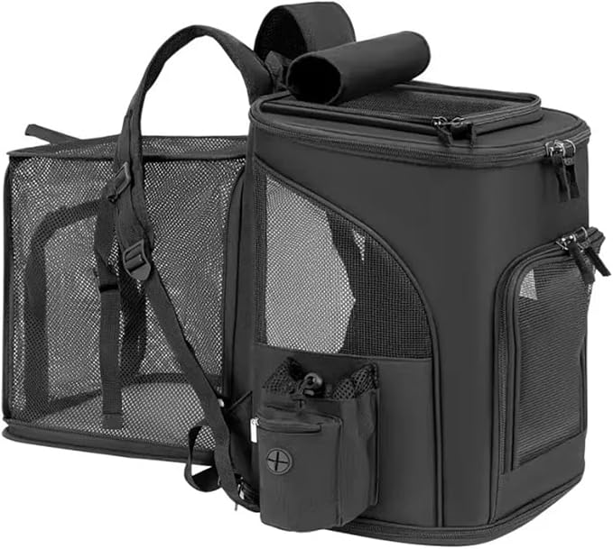 ordinarYone Convertible Pet Carrier For Dogs With Antislip Base And Rings Travel Bed Storage Bag Durability