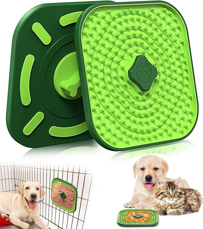 HOPET Dog Outdoor Bungee Solo Hanging Toy & Licking Mat for Dogs