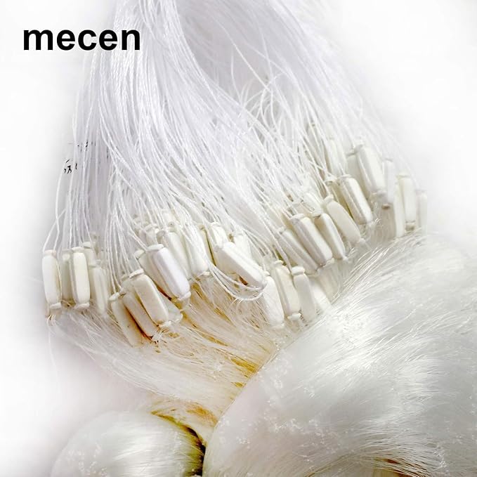 Fishing Net Gill Net 100m x 3m 4x4cm Mesh 0.20mm Twine | Ready-to-use single-layer gill net with float and sinker line