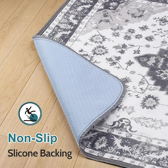Washable Pee Pads for Dogs 2 Pack Reusable Puppy Training Pads 40"x26" Super Absorbent Waterproof Dog Training Pads, Non-Slip Potty Pads Whelping Pads Litter Mat Pet Supplies - Grey Medallion