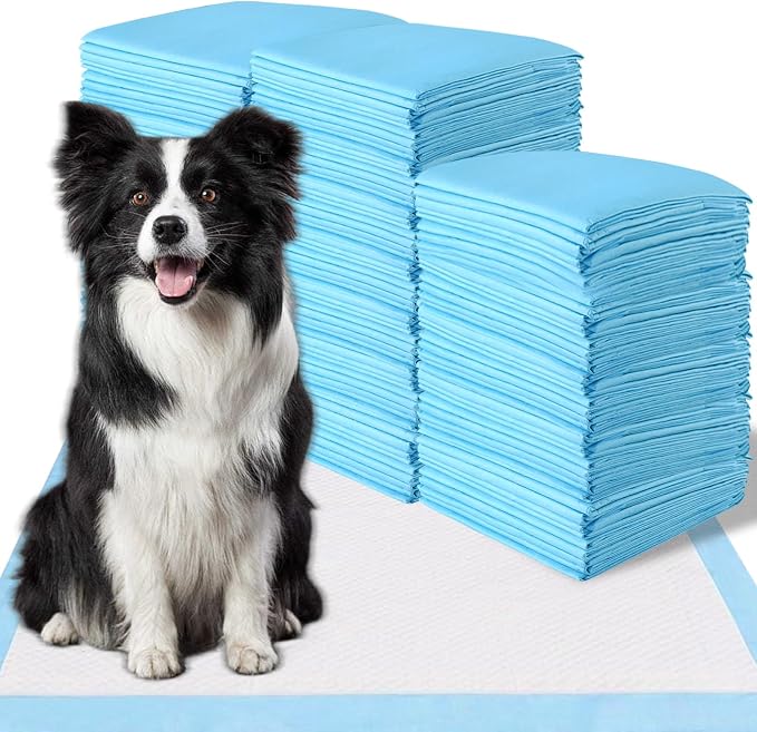 Pee Pads for Dogs, Multi-Sized Puppy Pads, 5-Layer Leak-Proof Dog Pads, 30*30inches 300 Count Wee Wee Pads for Dogs, Disposable Strong Absorption Pads for Cats Doggie Rabbits