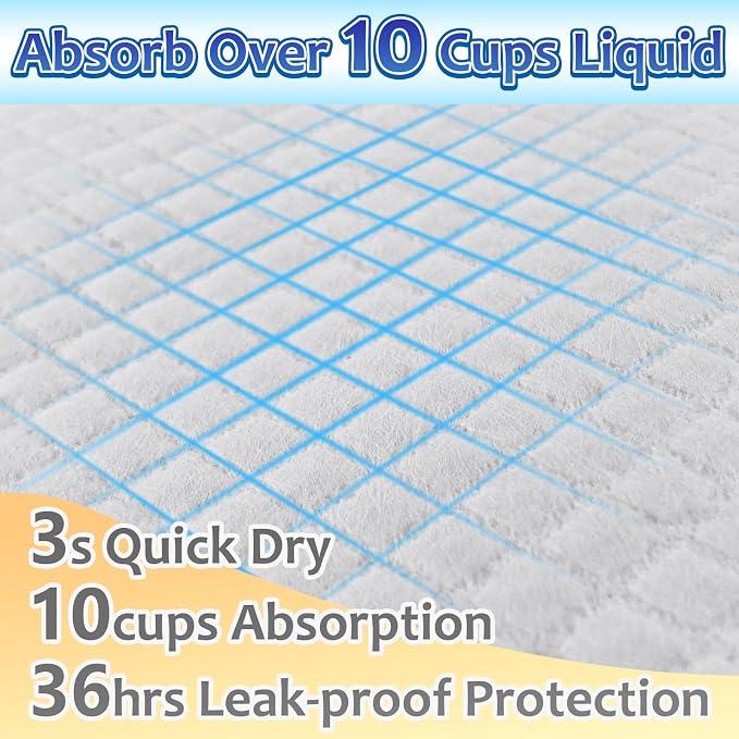 Dogcator Dog Pee Pads Extra Large, 30 Count Thicken Absorbent for Dogs, 28"x34" Disposable Urine Bed for Doggy, Potty for Doggie, XL Puppy, Piddle X-Large for Travel