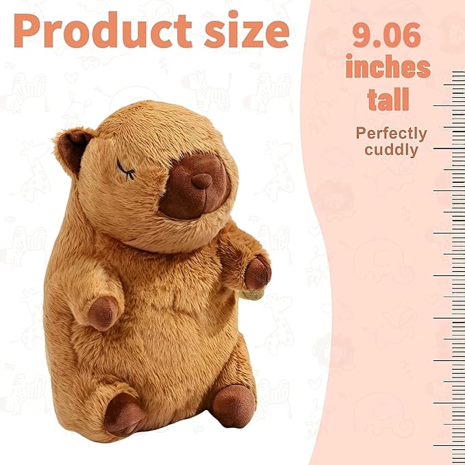 rytopt Breathing Stuffed Animal, Breathing Plush, Simulated Breathing Sounds, 4 Gear Adjustment, Volume Control, Portable Plush Toy with Music & Lights