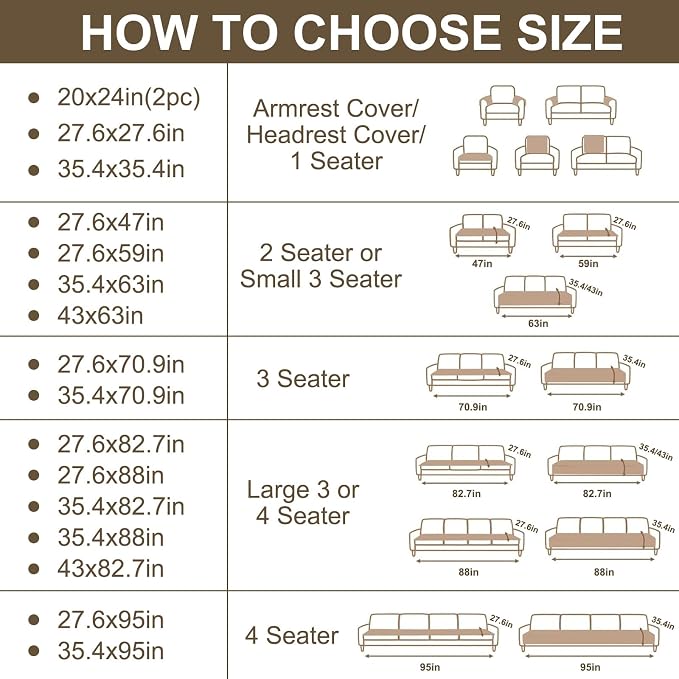 Smiry Couch Cover for Dogs, Non Slip Fuzzy Pet Sofa Covers Washable for 3 Cushion Couch, Soft Thick Furniture Protector for Cats Dogs, Against Fur, Dirt, Scratch Resistant (Brown, 35.4"x70.9")