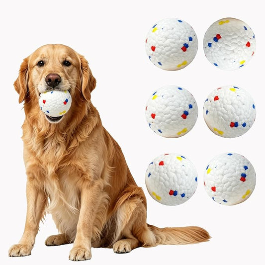 6 Pack Dog Toy Ball, 2.3 Inch ETPU Material, Automatic Ball Transmitter Replacement Ball, Suitable for Small and Medium Dogs, Suitable for 2.3 Inch Automatic Dog Ball Launcher