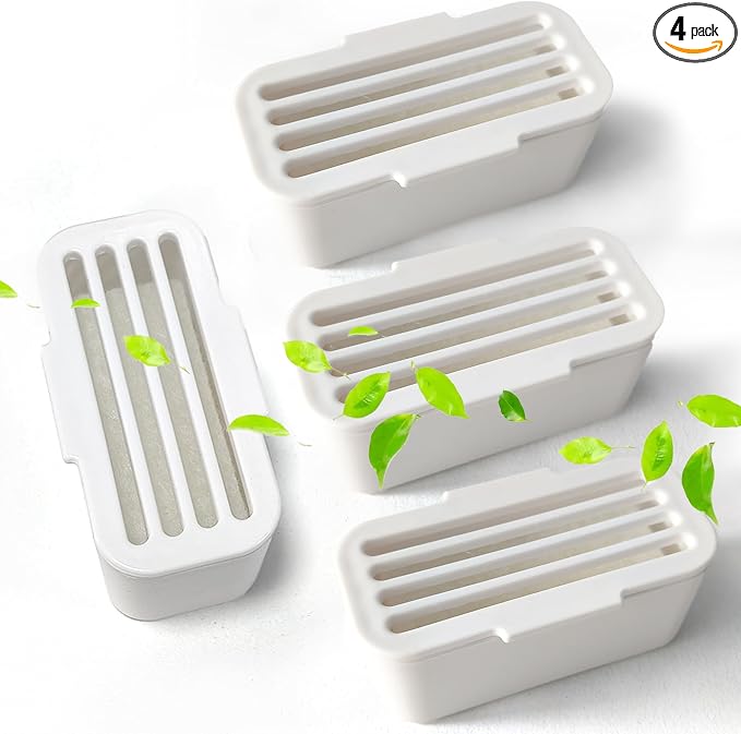 PurifyLogix 4 PCS Deodorant for PetSafe ScoopFree SmartSpin Self-Cleaning Cat Litter Box, Air Freshener for HHOLOVE Automatic Cat Litter Box, Cat Friendly Natural Plant-Based Odor Suppression