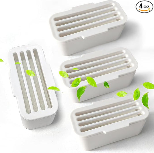 PurifyLogix 4 PCS Deodorant for PetSafe ScoopFree SmartSpin Self-Cleaning Cat Litter Box, Air Freshener for HHOLOVE Automatic Cat Litter Box, Cat Friendly Natural Plant-Based Odor Suppression