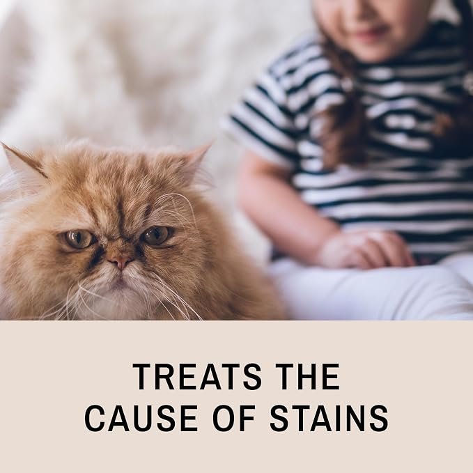 Eye Envy Tear Stain Remover Solution for Cats. Gentle, Natural and Safe. Cleans Tear Stains. Recommended by Breeders, Groomers. Remove Eye Stains from Persians and Exotics. 8 oz. Made in USA