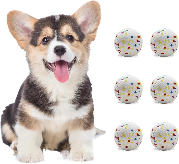 6-Ball 2.2-Inch Dog Ball Replacement Set for Automatic Launchers Ideal for Dog Training and Play, Perfectly Compatible with 2.2-inch Automatic Dog Ball launchers (ETPU Material)