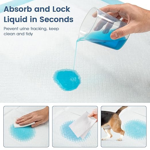 Giantex Dog Pee Pads 300 Count, 36''x24'' Large Dog Potty Pads, Powerful Absorbency, 5-Layer Design, Leak-Proof Disposable Pet Piddle Training Pad for Dogs Doggie Cats Rabbits