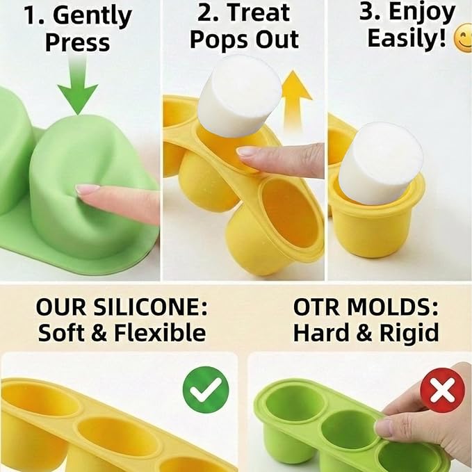 2 Pack Green Dog Toys for Aggressive Chewers, Interactive Indestructible Dog Toys with Frozen Treat Function, Durable Dog Puzzle Toy for Large & Medium Dogs, Reduces Anxiety & Extends Playtime