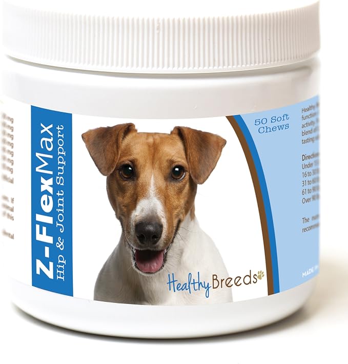 Healthy Breeds Jack Russell Terrier Z-Flex Max Hip and Joint Soft Chews 50 Count