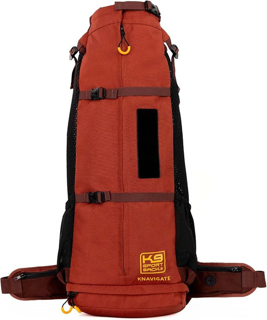 K9 Sport Sack Knavigate - X-Large, Dune - Ideal for Dogs with 23-25” Back Length - Adjustable, Backpack-Style Carrier with Internal Frame & Padded Hip Belt