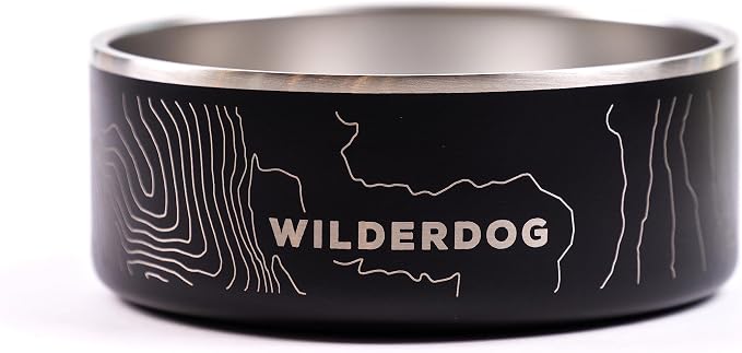 Widlerdog Stainless Steel Dog Bowl with Extra Durable Kitchen-Grade BPA-Free Stainless Steel with Non-Slip Rubber Ringed Bottom