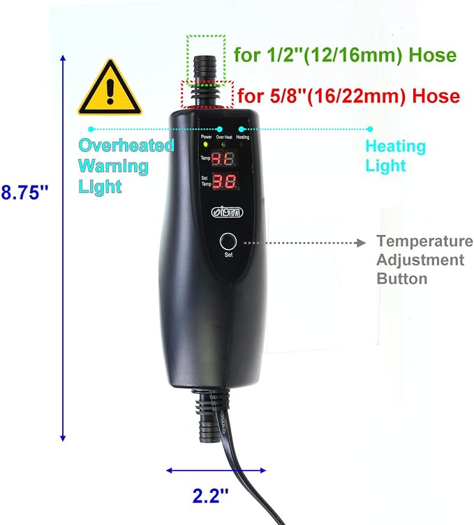 ISTA I-H616 500W Inline External Heater