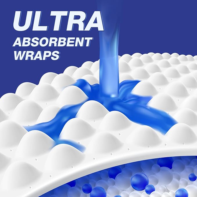 Pet Soft Male Dog Diapers - Disposable Male Dog Wraps with Wetness Indicator, Puppy Diapers for Pets Excitable Urination or Incontinence, 20pcs Medium