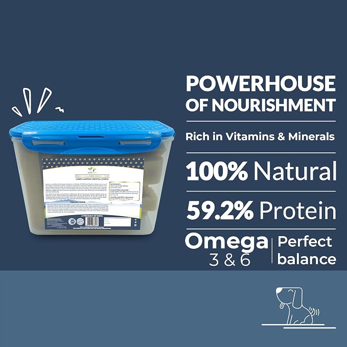 Pawfect Himalayan Cheese Chews for Dogs | 100% Natural Dental Stick | Long Lasting Healthy chew | Rich in Protein & Calcium | Grain-Free| Daily Dental Treat| Pack of 10 for Medium Dogs (750g/26.45oz)