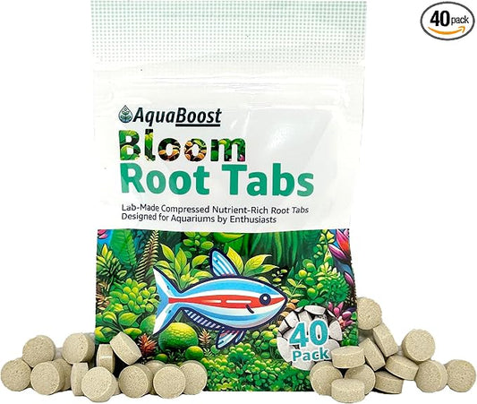 Bloom Root Tabs Aquarium Plant Supplement | Fish Tank Root Tabs (40 Pack)