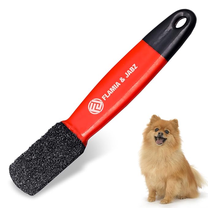 Stripping Metal Stone Diamond Edged for Dogs, Cats & Pets with Plastic Grip (Coarse)