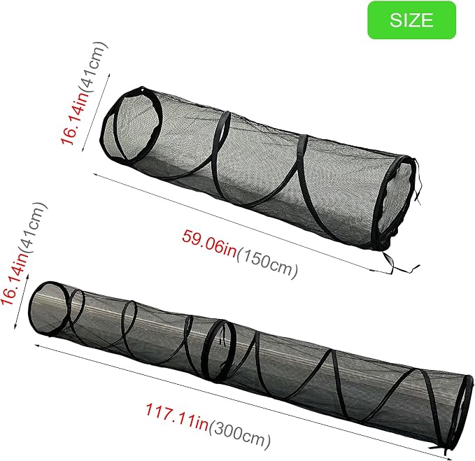 Portable Large Pop Up Pet Cat Tents Enclosures House for Outside Patio Indoor for Cat Puppy Rabbit Small Animals,Quick Opened,Independent or can be Connected to Tunnels