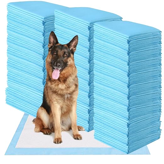 Giantex Dog Pee Pads 300 Count, 30''x30'' Dog Potty Pads, Powerful Absorbency, 5-Layer Design, Leak-Proof Disposable Pet Piddle Training Pad for Medium to Large Dogs Doggie Cats Rabbits