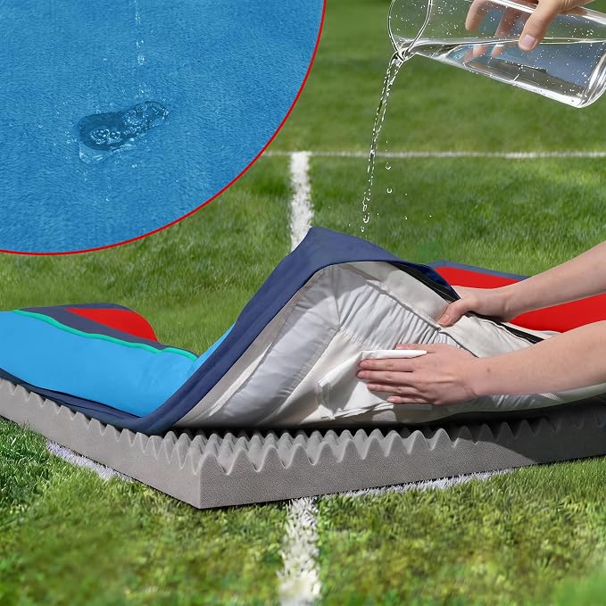 Comfort Expression Orthopedic Dog Bed for Extra Large Dogs 42x30 Inch, Waterproof Egg Crate Foam XL Pet Bed with Bolsters, Dog Couch with Washable Cover & Non-Slip Bottom, Philadelphia