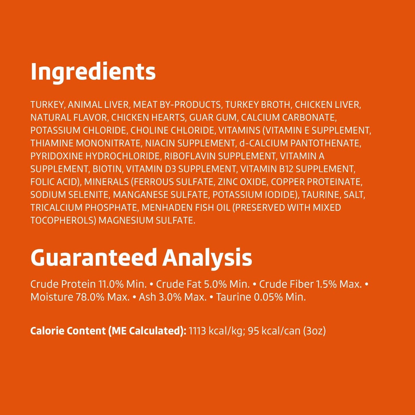 Amazon Brand - Wonder Bound Canned Wet Cat Food (Turkey & Giblet Dinner Paté), No Artificial Flavors, Adult Recipe, 3 Ounce (Pack of 24)