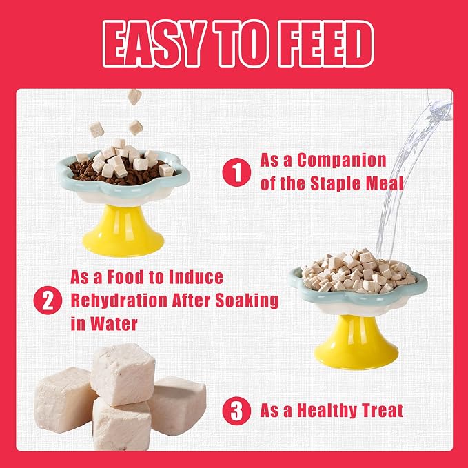 Just Try 1.1 LB Freeze Dried Chicken Cat & Dog Treats Food Topper Single Ingredient High Protein Grain Free Healthy Dog Training Treats - Large Size