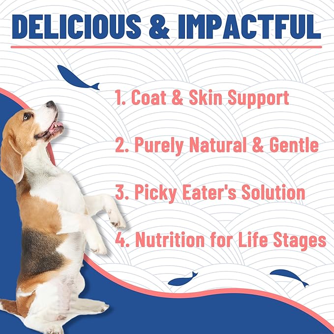 Just Try 6.7 oz Freeze-Dried Salmon Treats for Dogs & Cats - Single Ingredient, High Protein Dog Treats - Grain-Free, Rich in Omega-3 for Skin & Coat