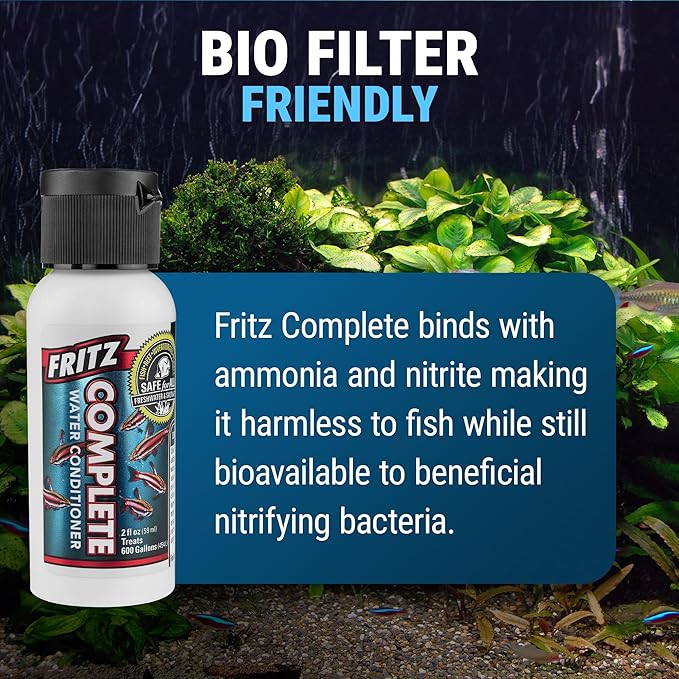 Fritz Aquatics Complete Water Conditioner/Dechlorinator for Fresh & Salt Water Aquariums (2-Ounce)