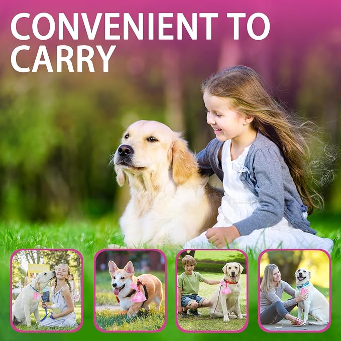 HZDHCLH Poop Bags for Dogs Leak Proof Extra Thick Dog Poop Bags, Pink Cat's Paw 8 Rolls 9" x 13" Lavender Scented Pet Waste Bag, 120 Count