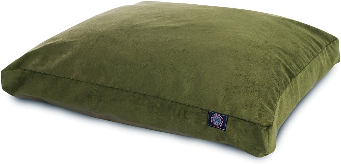Majestic Pet Villa Rectangle Dog Bed Washable – Non Slip Comfy Pet Bed – Crate Bed with Removable Washable Cover – Kennel Bed for Sleeping, Polyester Fiber, Small, Fern