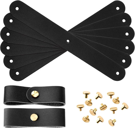 Chunful 6 Pcs Halter Breakaway Replacement Strap Breakaway Halter Replacement Straps Horse Leather