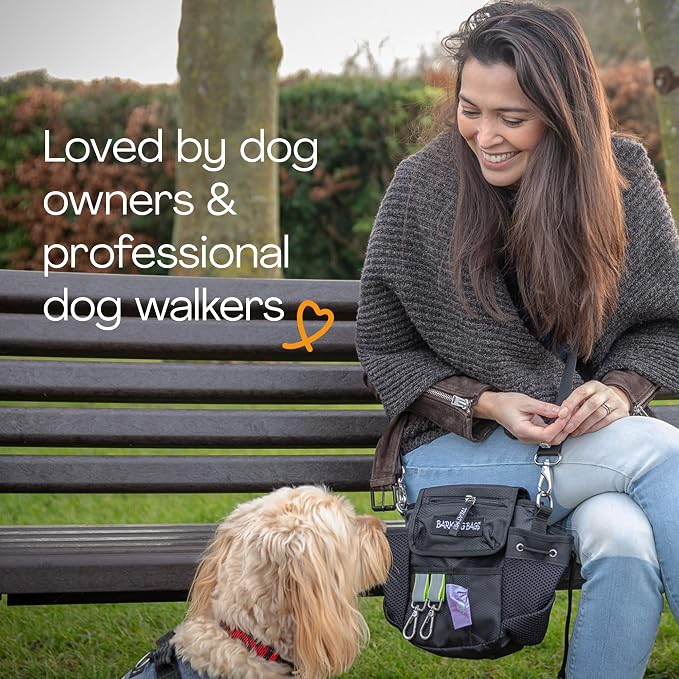 | The Original Dog Walking Bag | As Seen On Dragons’ Den | Lightweight & Practical Design | Carry Dog Toys, Dog Treats, Poop Bags & More With Ease | Extendable Shoulder Strap & Waistband