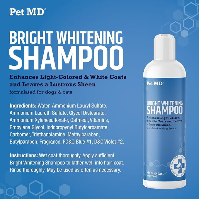 Pet MD Bright Whitening Shampoo & Tear Stain Supplement Chews
