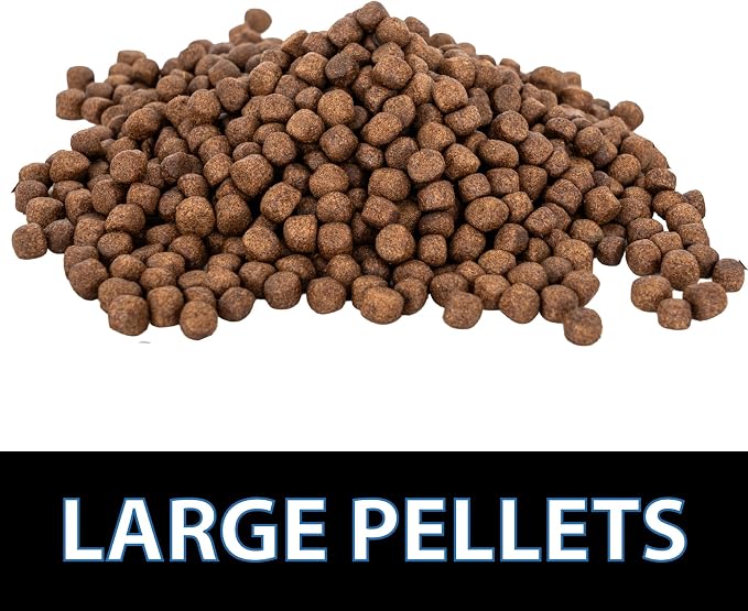 CrystalClear Platinum Fish Food, Premium Floating Pellets for Koi & Goldfish – Boost Growth, Color, and Wellness in Backyard Ponds & Water Gardens, 5mm Pellets, 4.4 Pounds