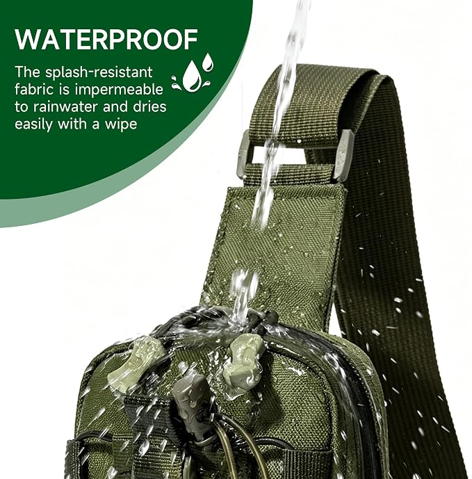 17oz Stainless Steel Water Bottle with Crossbody Sling Bag Fits Phone & Bottle Opener Multi Tool– EDC Gear for Travel, Hiking & Daily Use