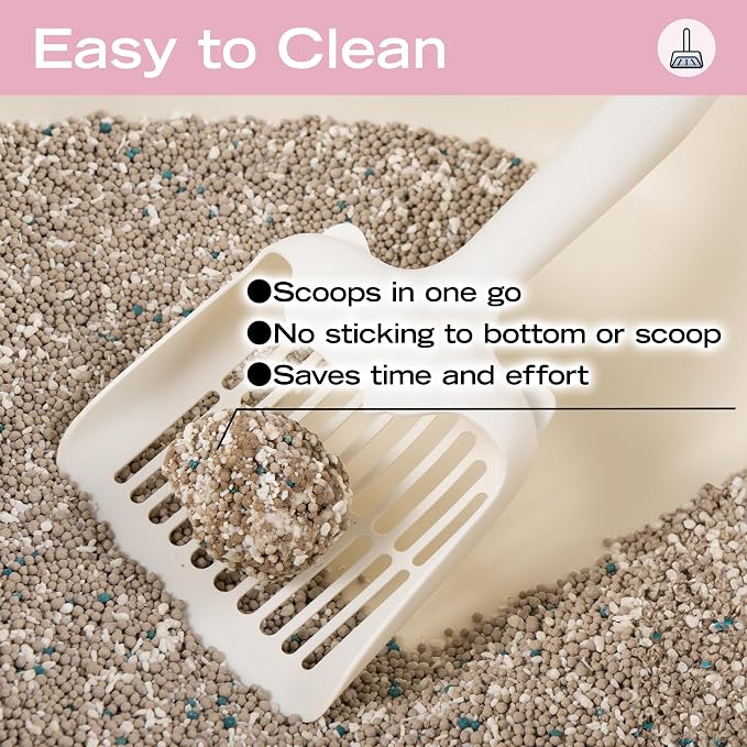 XuCuiHua Bentonite Mix Cat Litter, Strong Clumping Litter, Odor Control, Easy Scooping, Clumps Lift Cleanly, Low Dust, Corn & Cassava Litter, 5.5 LB x 3 Bags